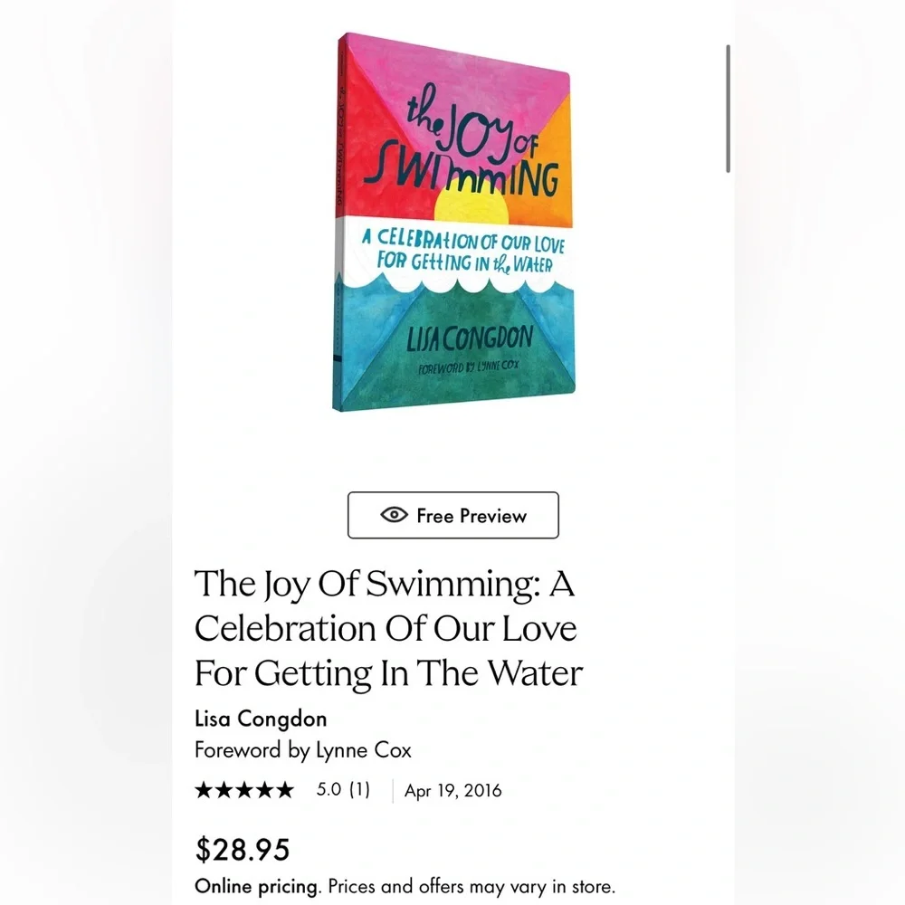 Softcover “The Joy of Swimming” by Lisa Congdon - Picture 7 of 10